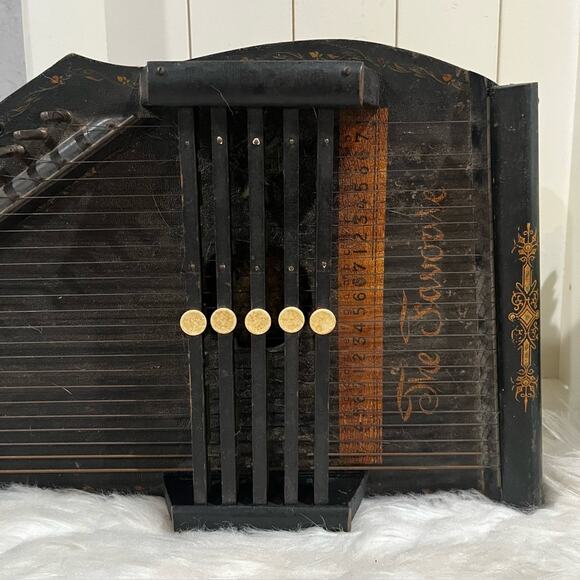 Zimmerman Vintage 1900s The Favorite 5 Bar Wood Autoharp Acoustic Oscar Schmidt - Picture 7 of 15